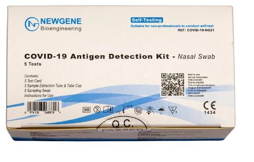 NEWGENE COVID-19 Antigen Laien Schnelltest Kit (5er)
