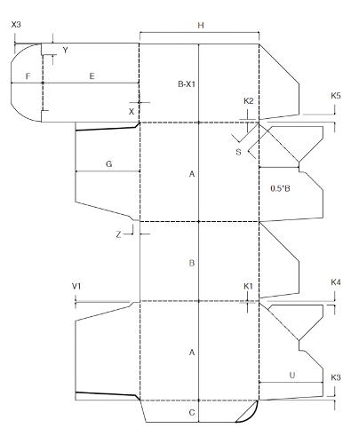 ECMA A6020 - 3 - Faltschachtel mit Automatikboden / Blitzboden / Patentboden / Schnappschachtel